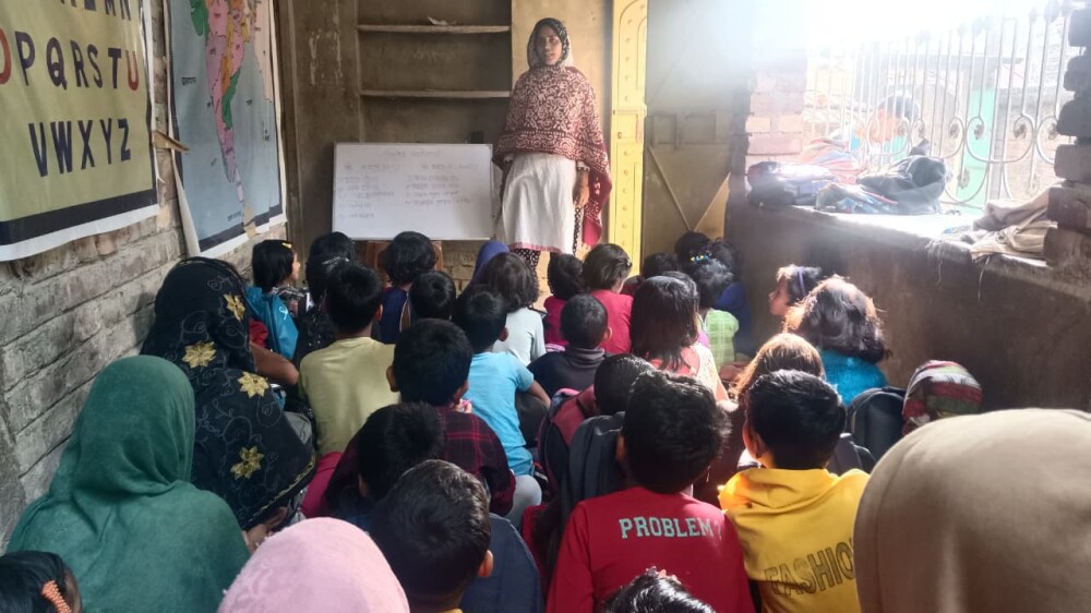Educational monitoring and health awareness in India.